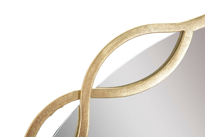 Glam spejl, glas og MDF – 73x5x2 cm