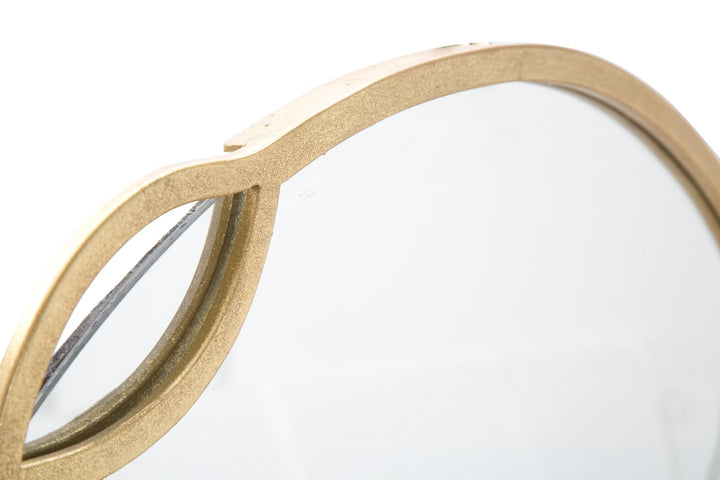Glam spejl, glas og MDF – 73x5x2 cm
