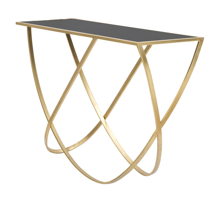 Glam konsolbord i jern, mdf – 120x40x79 cm