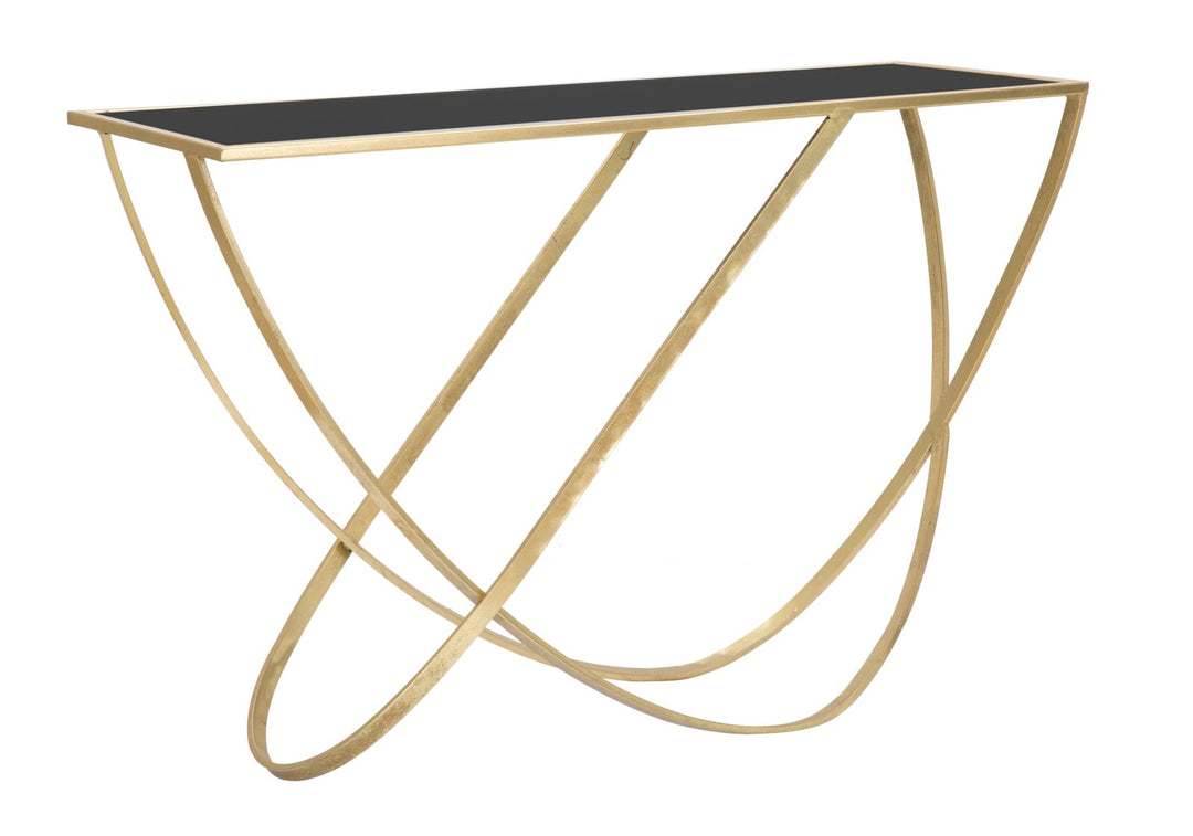 Glam konsolbord i jern, mdf – 120x40x79 cm