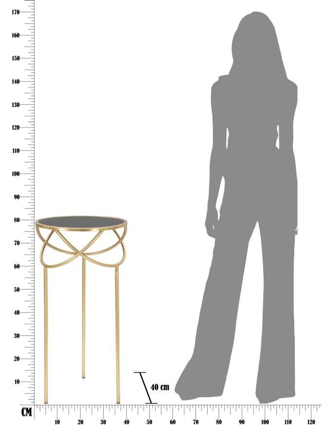 Glam telefonholder i jern, mdf – 40x80 cm