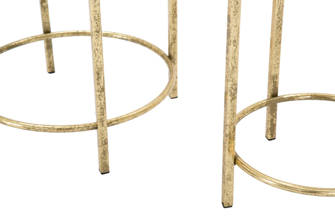 Glam plantestativer, guldfarve, metal – 27x62 21x5x52 cm