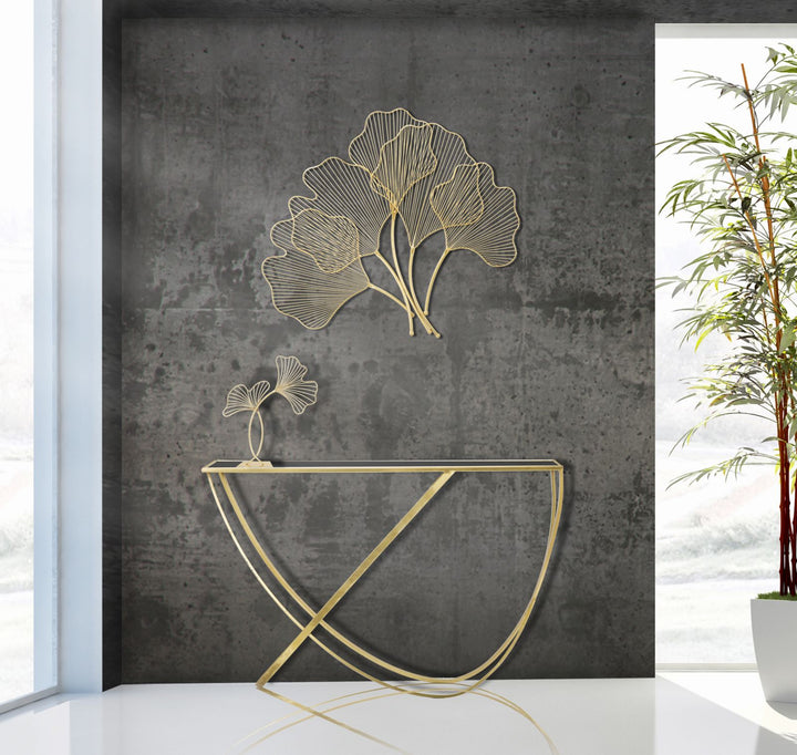 Glam konsolbord i jern, mdf – 120x40x79 cm