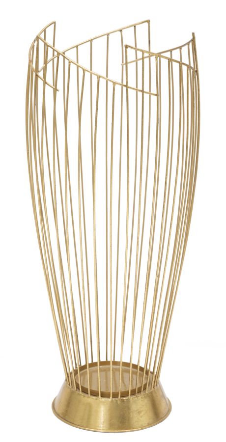 Glam paraplystativer i guldfarve, metal – 28x69 cm