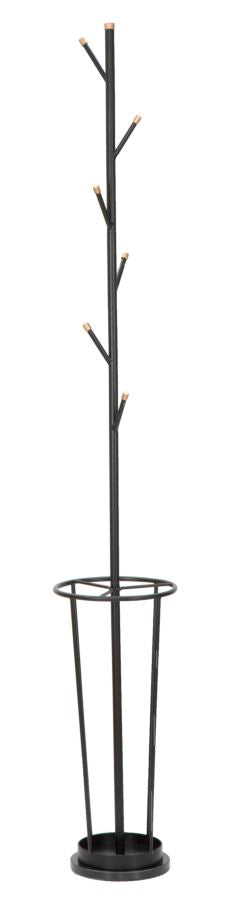 Glam paraplystativ i guldfarve af jern – 26x176 cm