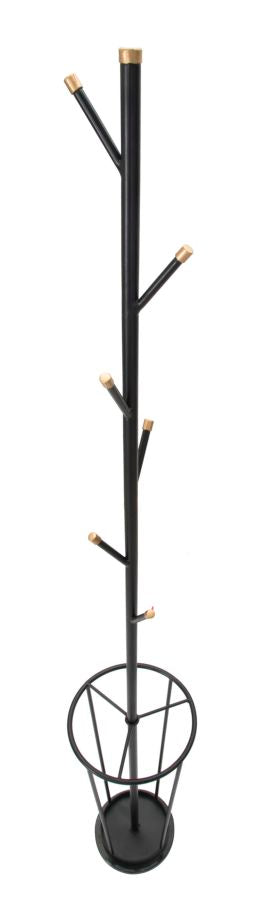 Glam paraplystativ i guldfarve af jern – 26x176 cm