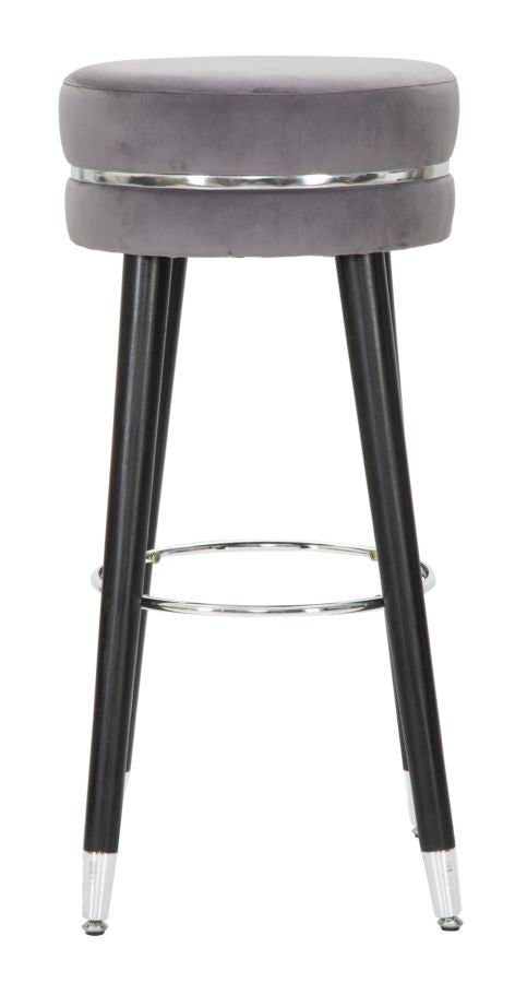 Glam barstol i fyrretræ, metal and polyester – 35x74 cm