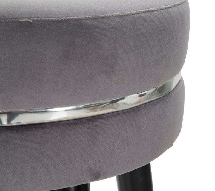 Glam barstol i fyrretræ, metal and polyester – 35x74 cm