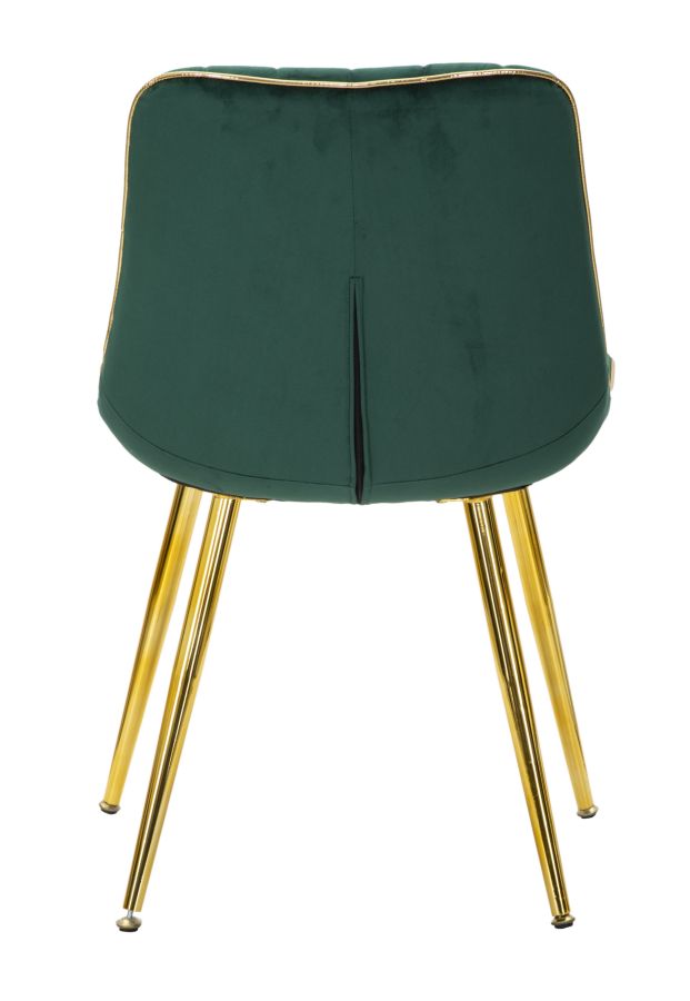 Glam stol i fyrretræ, metal and polyester – 51x59x79 cm