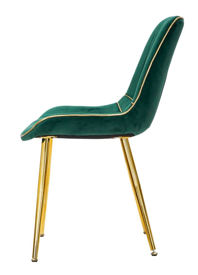 Glam stol i fyrretræ, metal and polyester – 51x59x79 cm