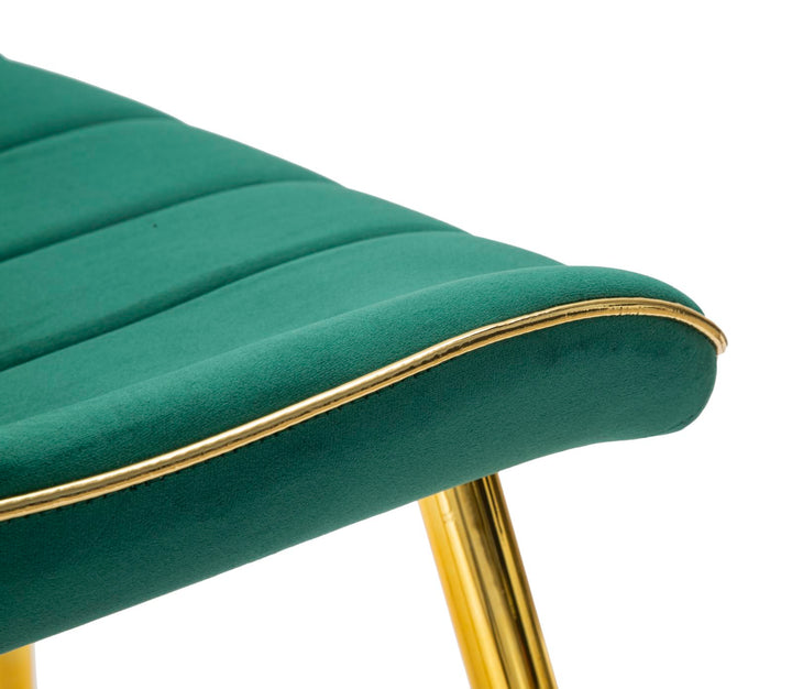 Glam stol i fyrretræ, metal and polyester – 51x59x79 cm