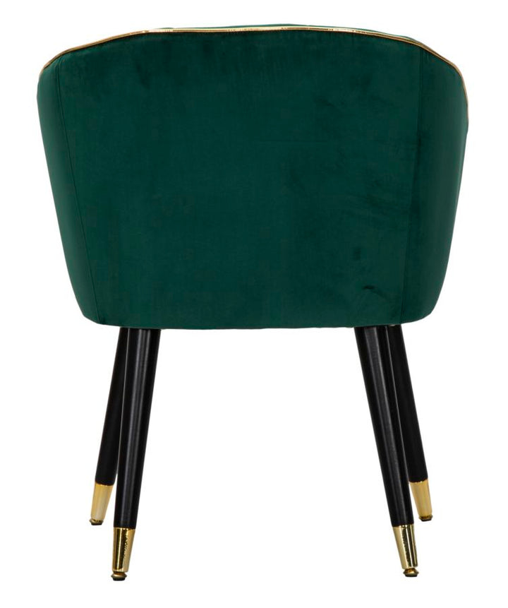 Glam stol i guldfarve af træ – 62x58x78 cm