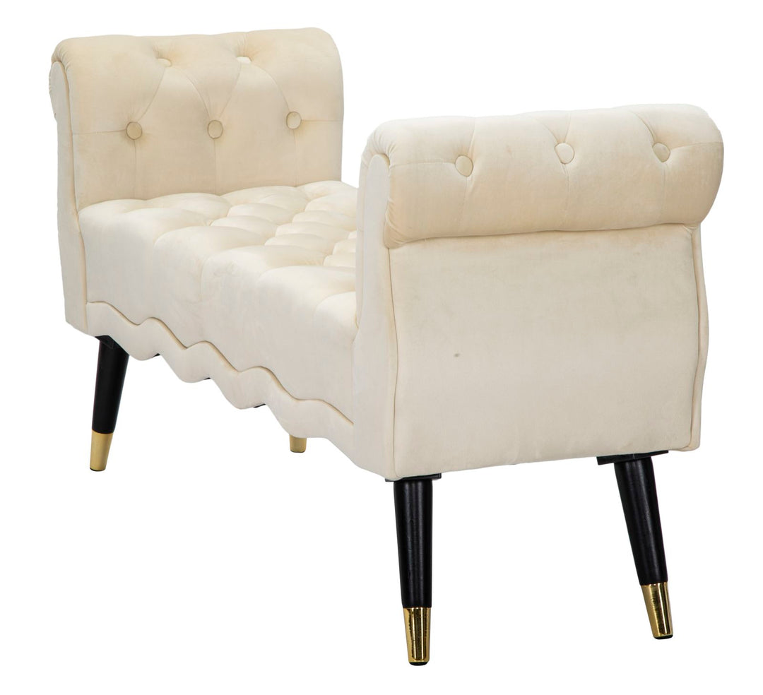 Glam entrébænk i træ – 120x40x60 cm