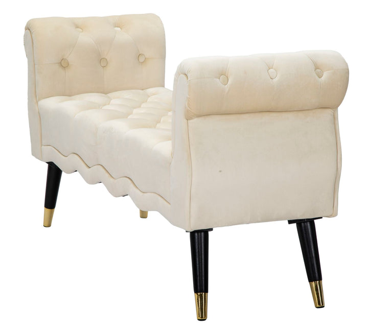 Glam entrébænk i træ – 120x40x60 cm