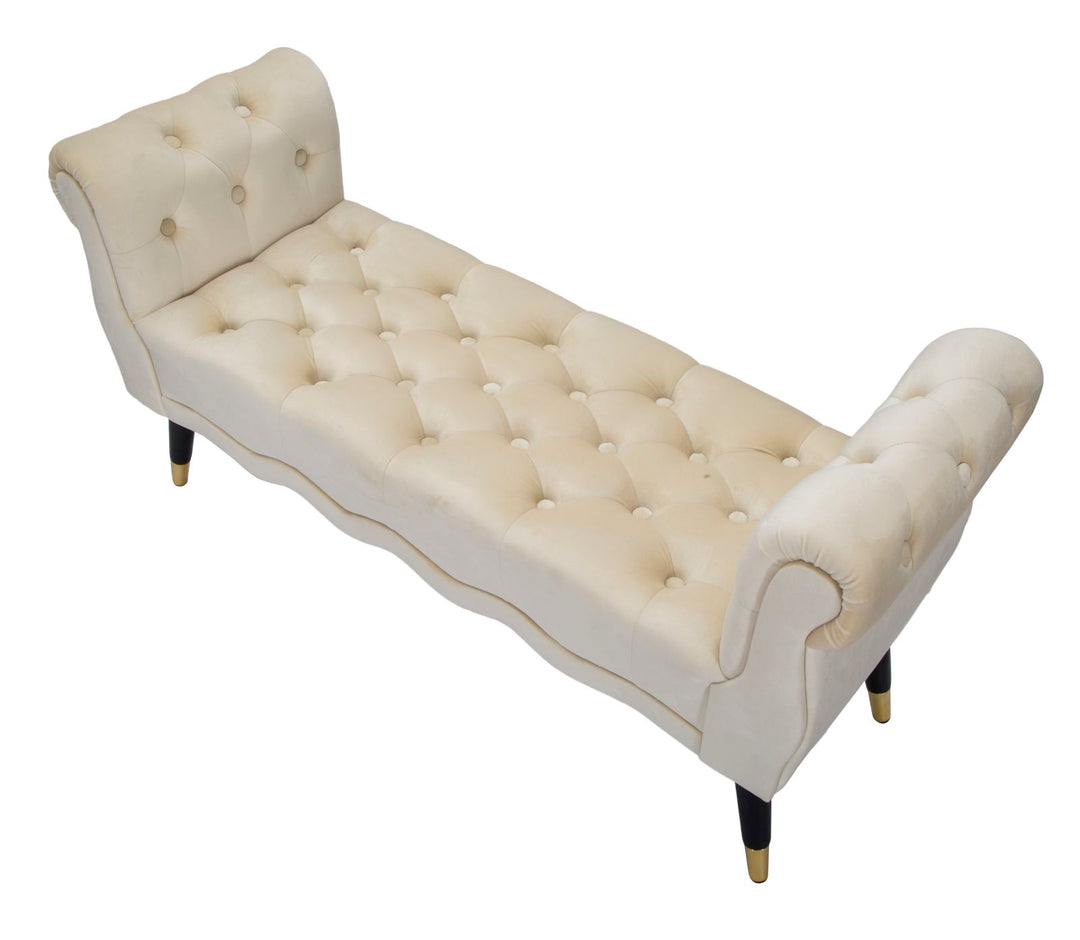 Glam entrébænk i træ – 120x40x60 cm