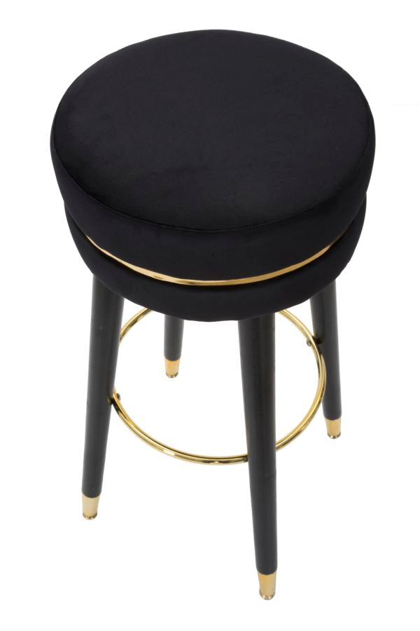 Glam barstol i træ– 35x74 cm