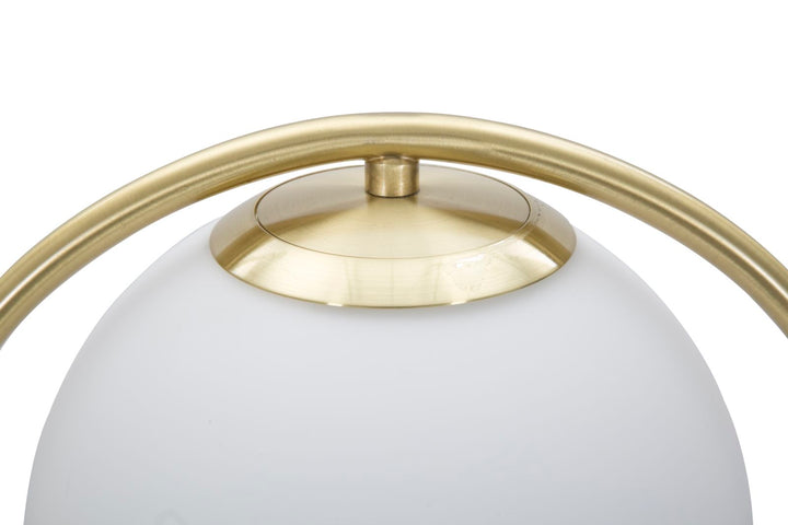 Glam bord i jern og glas – 25x18x50 cm