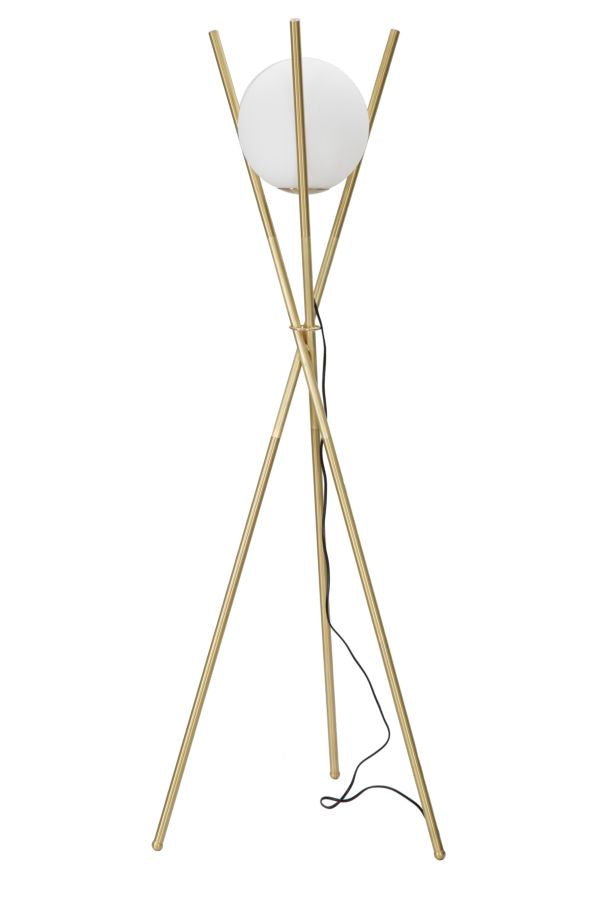 Glam lampe i jern og glas – 55x155 cm