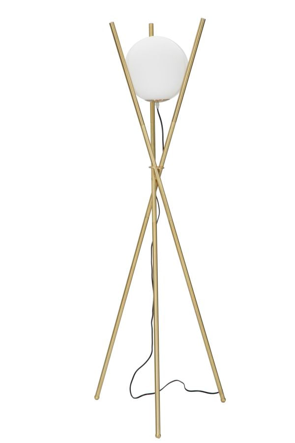 Glam lampe i jern og glas – 55x155 cm