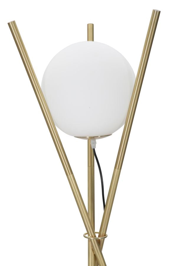 Glam lampe i jern og glas – 55x155 cm