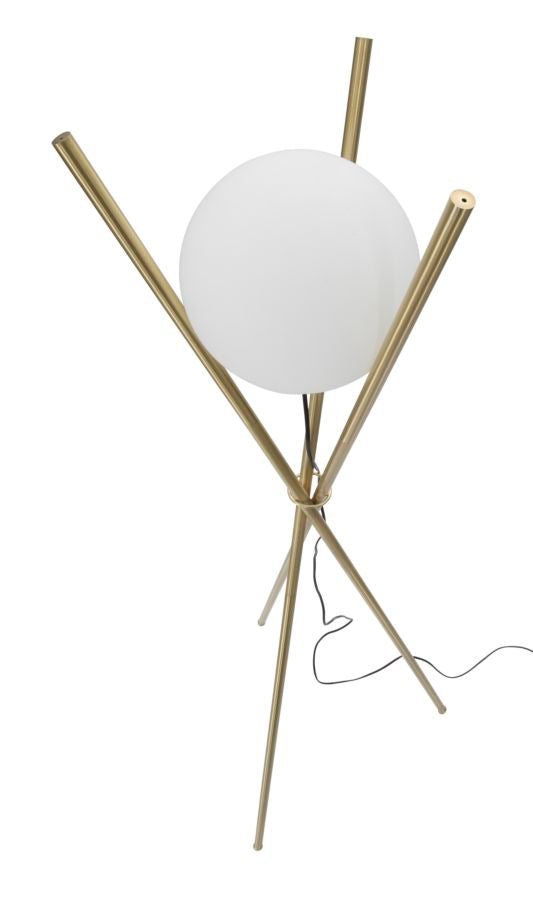 Glam lampe i jern og glas – 55x155 cm
