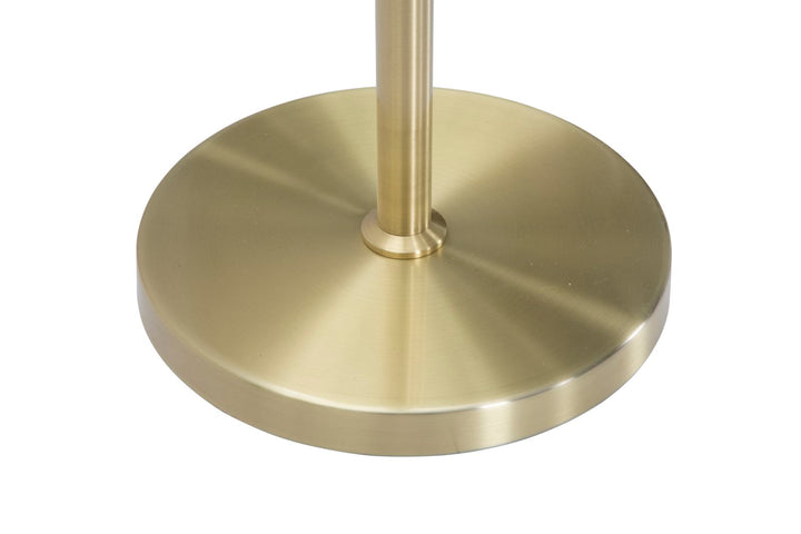 Glam lampe i guldfarve, jern og glas – 51x24x180 cm