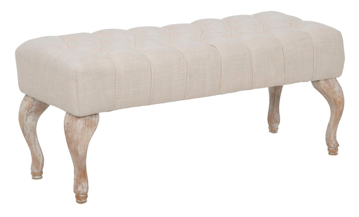 Glam entrébænk,  træ, mdf og polyester – 97x42x40 cm