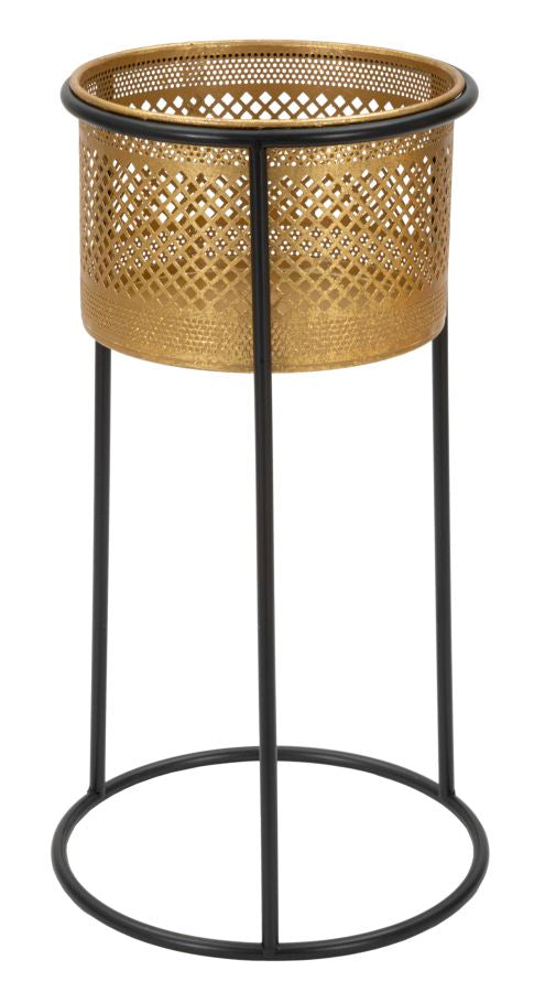 Glam vase i guldfarve, metal – 25x50 cm