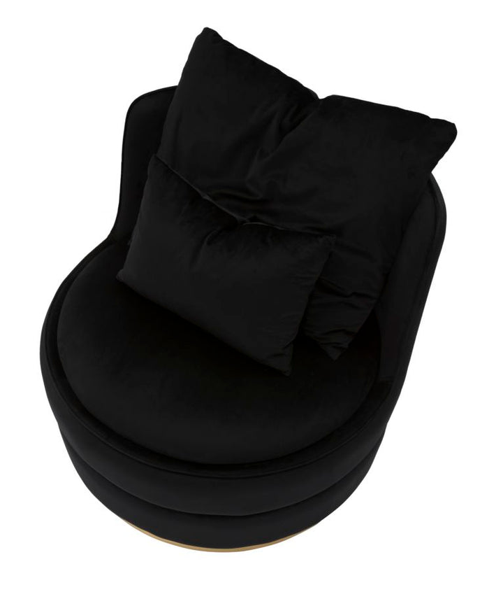Glam stol i fyrretræ, plast, skum og polyester – 84x72 cm