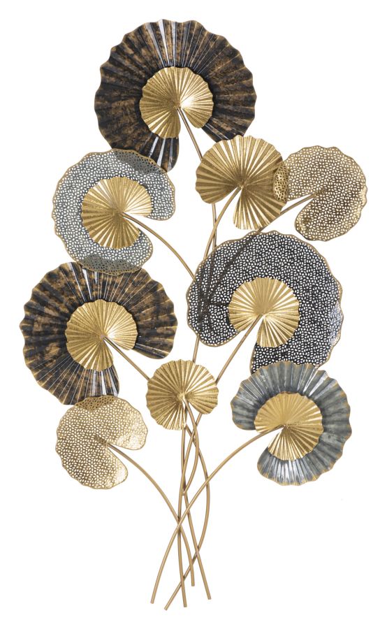 Glam vægpanel/dekoration i metal – 63x5x4 109x5 cm