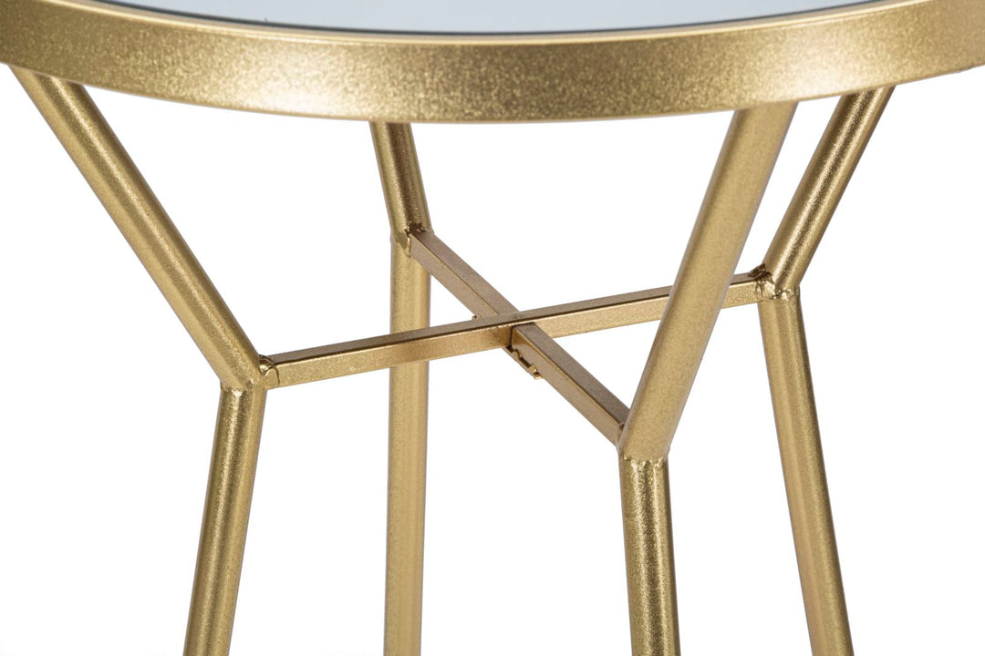 Glam barbord i jern og MDF – 60x105 cm