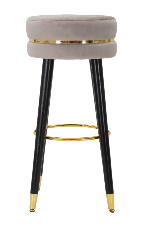 Glam barstol i fyrretræ og polyester – 35x74 cm
