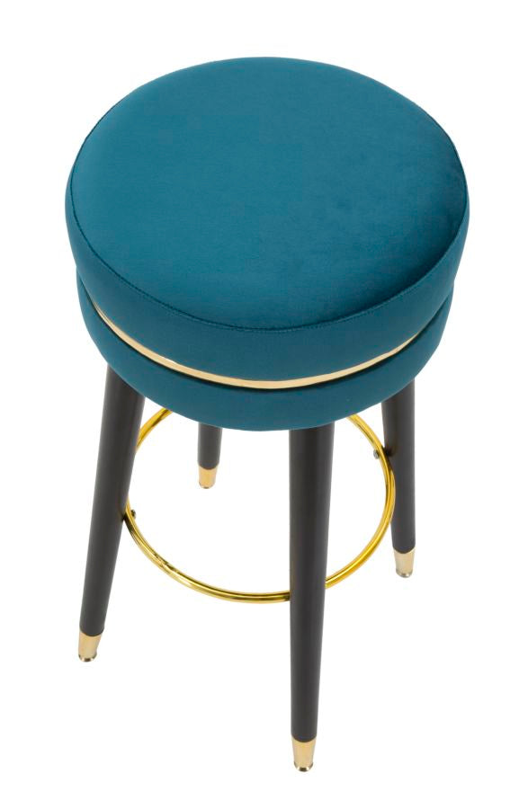 Glam barstol i fyrretræ, metal and polyester – 35x74 cm
