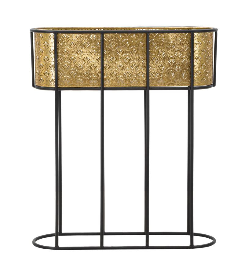 Glam vase i guldfarve, metal – 60x20x70 cm