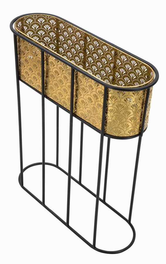 Glam vase i guldfarve, metal – 60x20x70 cm