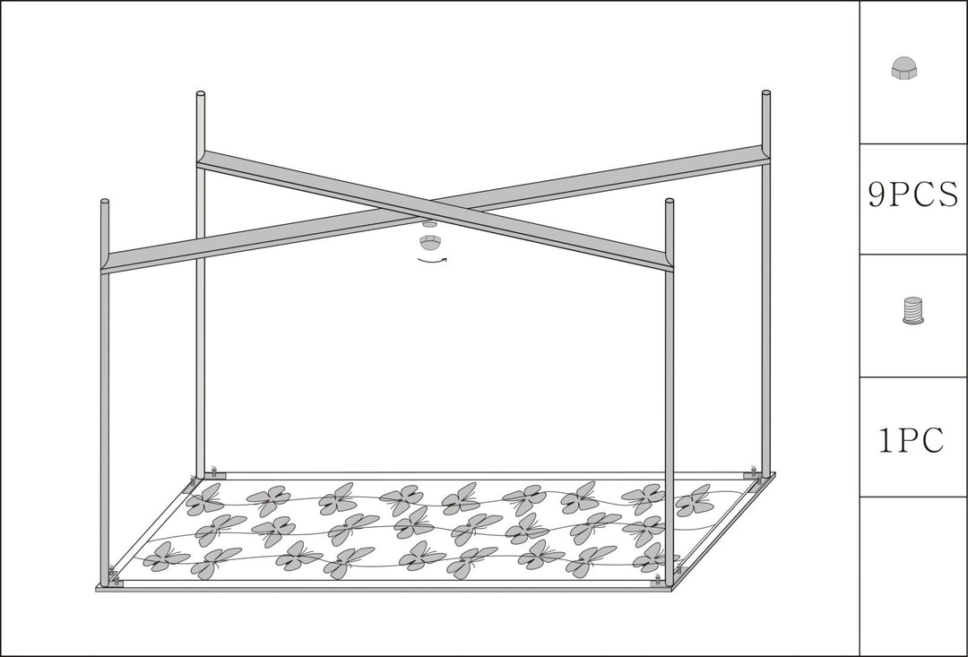 Glam konsolbord i guldfarve, jern og glas – 100x35x80 cm