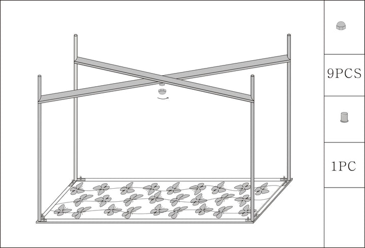 Glam konsolbord i guldfarve, jern og glas – 100x35x80 cm