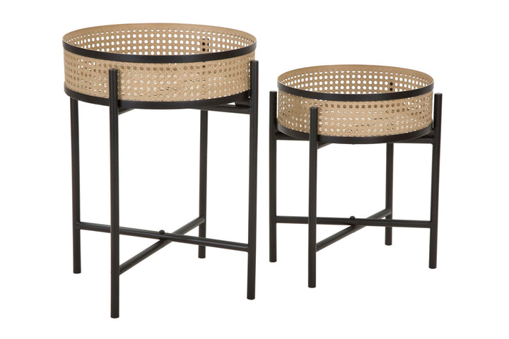 Boho chic borde i metal – 40x50 og 35x40 cm