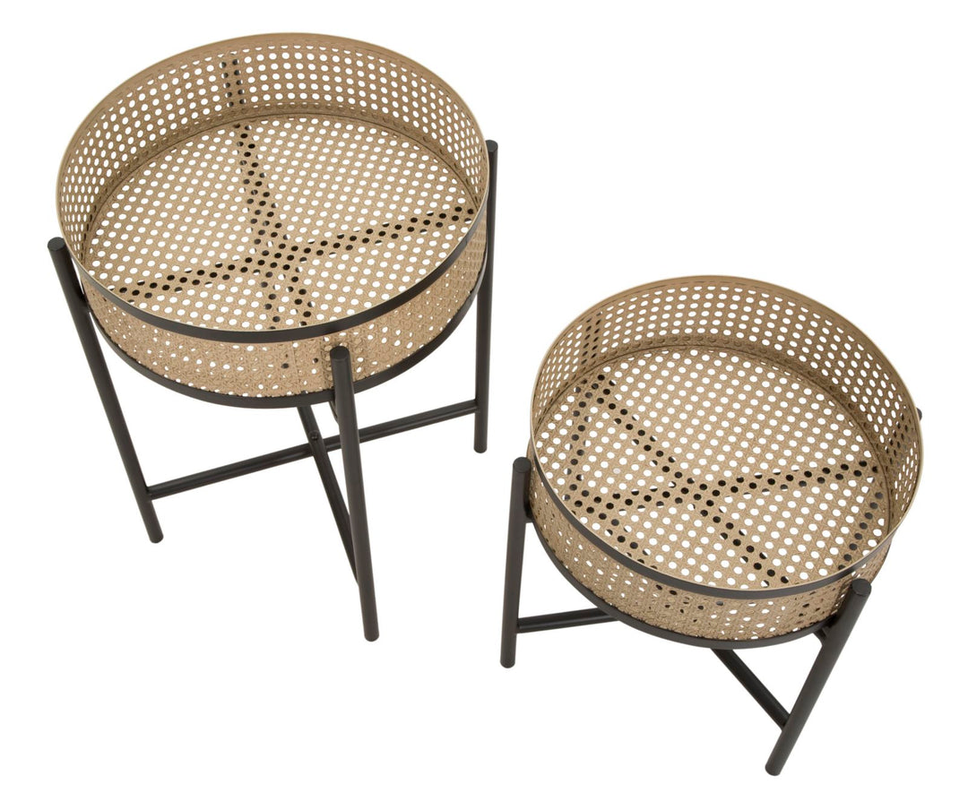 Boho chic borde i metal – 40x50 og 35x40 cm