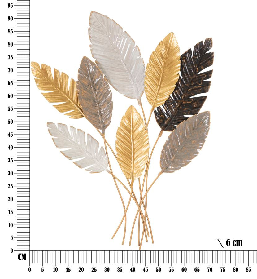 Glam dekoration i metal  – 73x6x93 cm