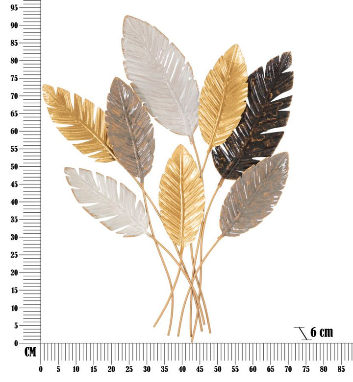 Glam dekoration i metal  – 73x6x93 cm