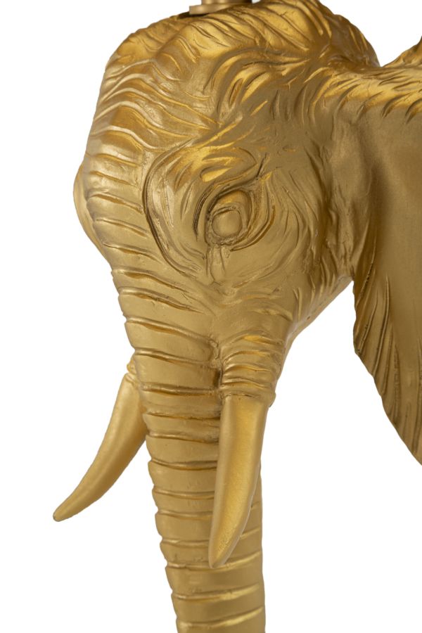 Glam gulvlampe, polyresin, metal og stof – 37x164 cm