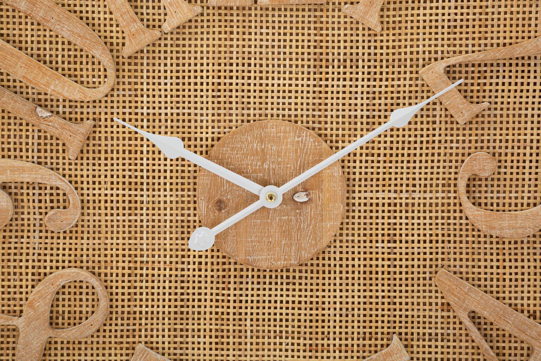 Boho chic ur, MDF og rattan  – 60x4x5 cm