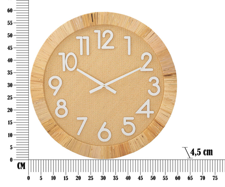 Boho chic ur, MDF og rattan – 60x4x5 cm