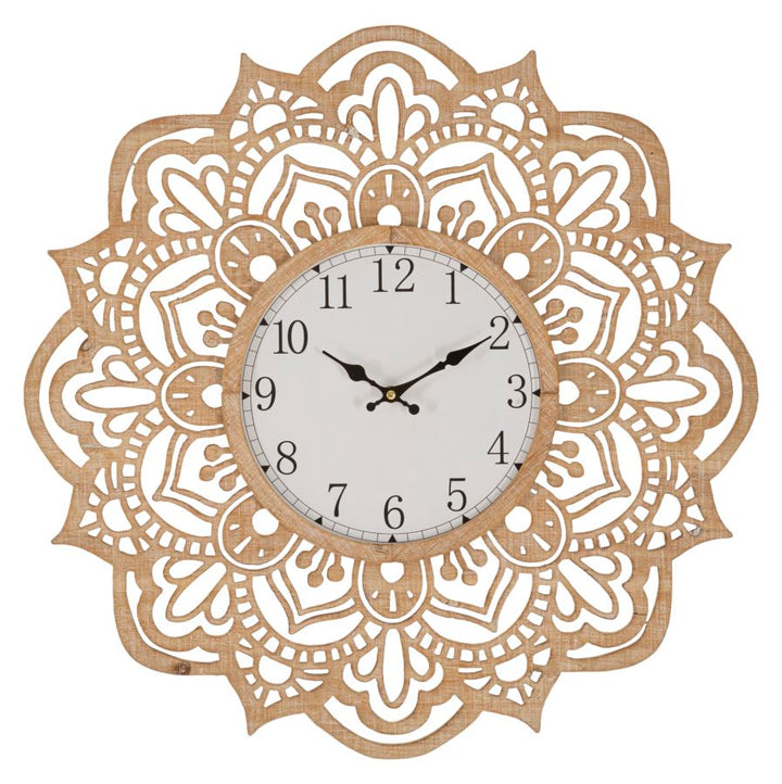 Boho chic ur i hvid, MDF – 60x4x5 cm
