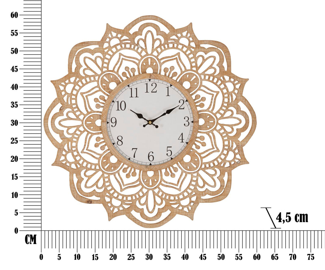 Boho chic ur i hvid, MDF – 60x4x5 cm
