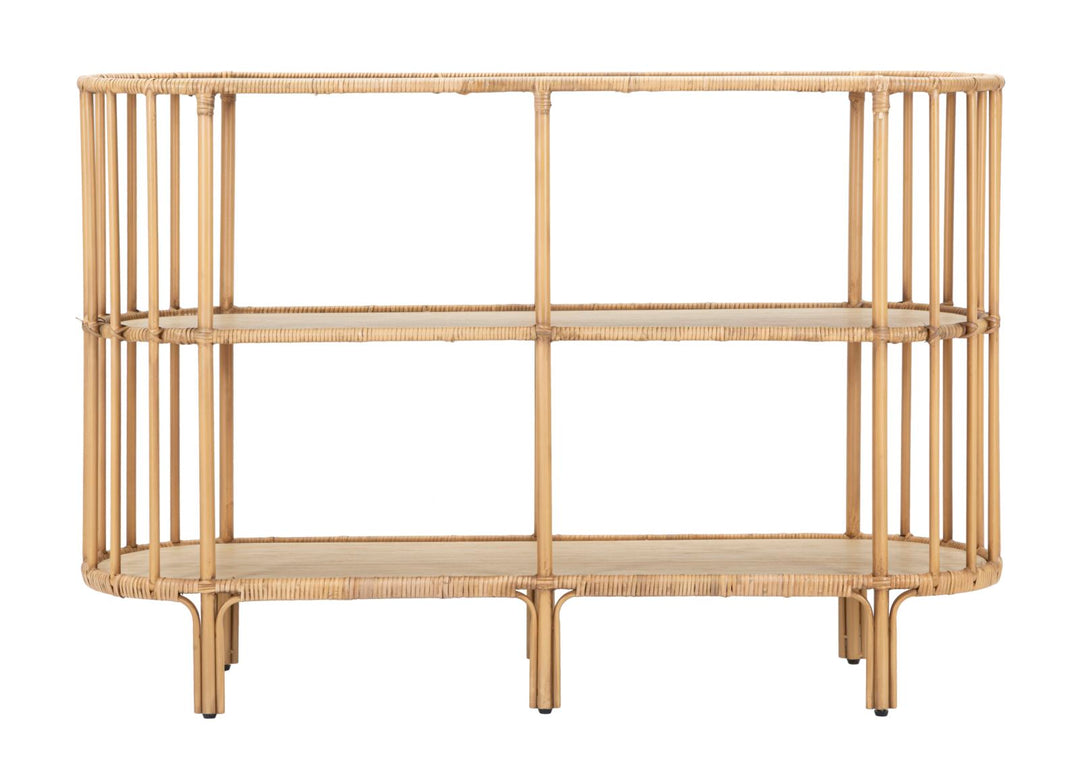 Boho chic konsolbord, rattan – 120x37x5 cm