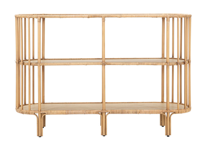 Boho chic konsolbord, rattan – 120x37x5 cm