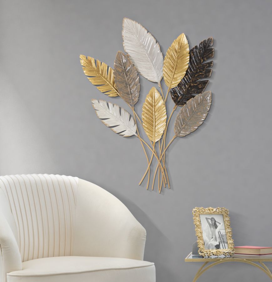 Glam dekoration i metal  – 73x6x93 cm