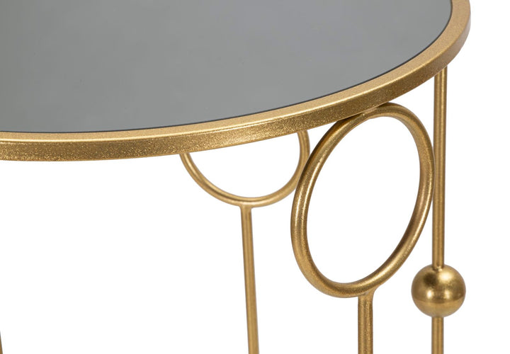 Glam borde i guldfarve, metal og MDF – 50x100 og 40x80 cm